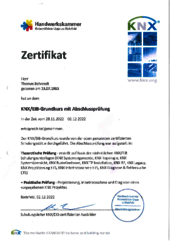 KNX Zertifikat